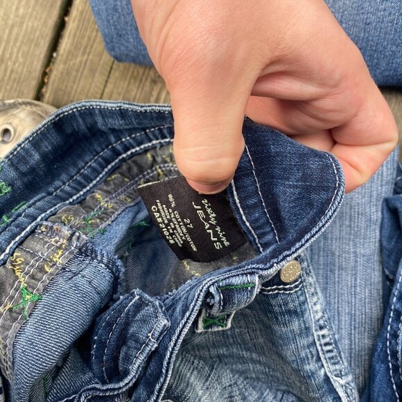 Lot of 4 Vintage Y2K Denim Jeans Size 25-28 - Mirmana, Sixty Nine - Picture 8 of 9